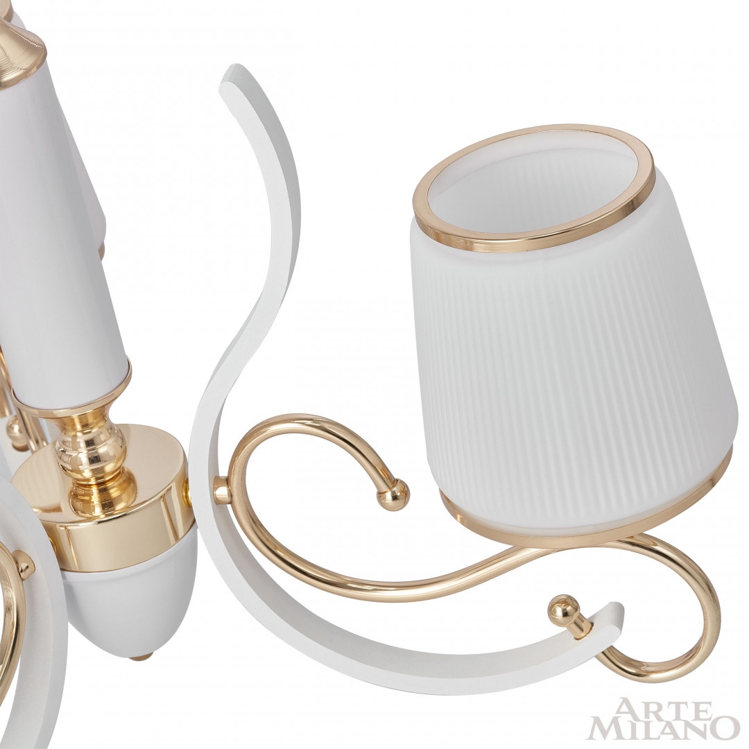 Изображение товара Подвесная люстра Arte Milano Florentia-3857 303857/3 Wh/Gd