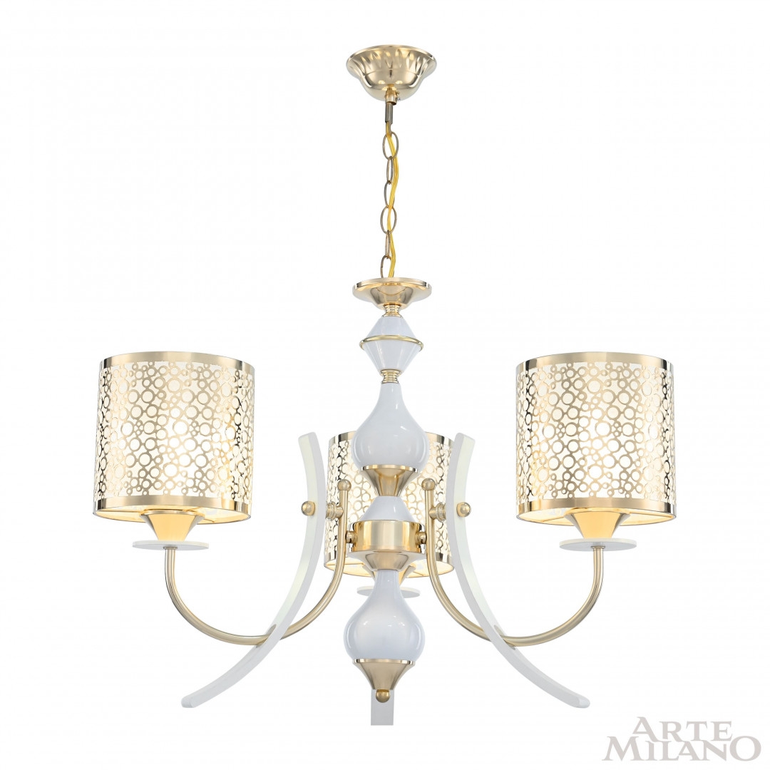 Изображение товара Подвесная люстра Arte Milano Florentia-6067 306067/3 Wh/Gd