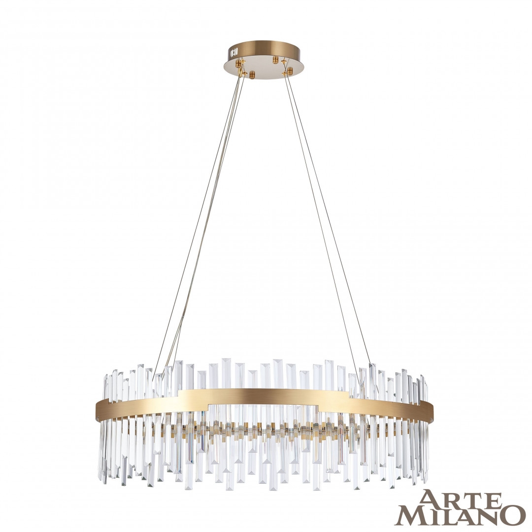 Изображение товара Люстра led подвесная с пультом Arte Milano Venezia 312011/D800 BS