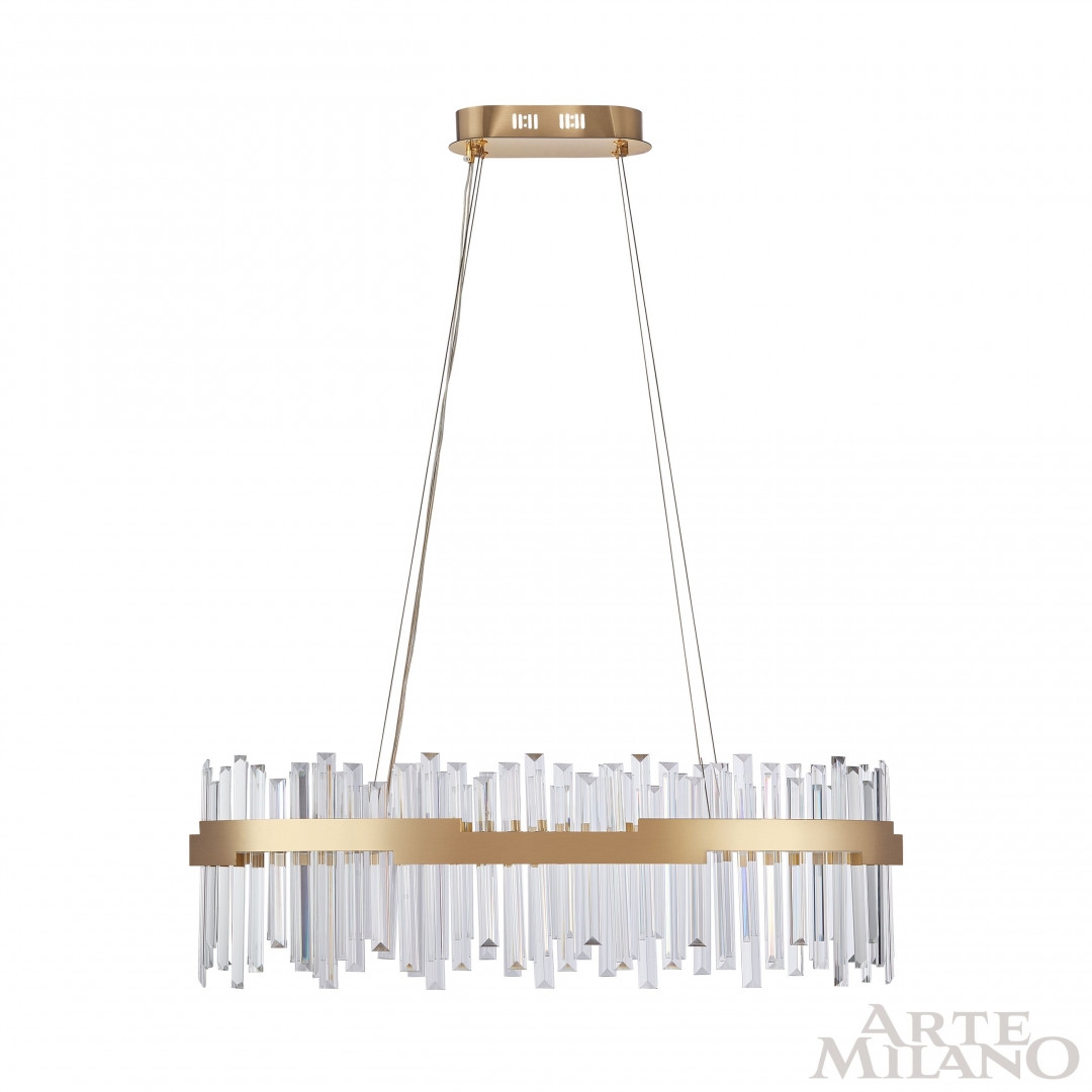 Изображение товара Подвесная люстра хрустальная с пультом LED Arte Milano Venezia 312011/L800 BS