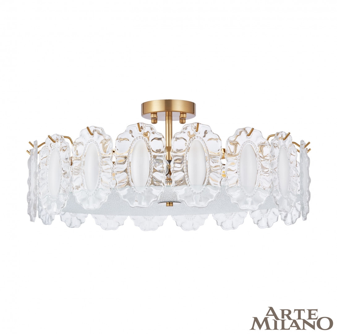 Изображение товара Потолочная люстра на штанге Arte Milano Rim 313009/D600 BS стиль модерн