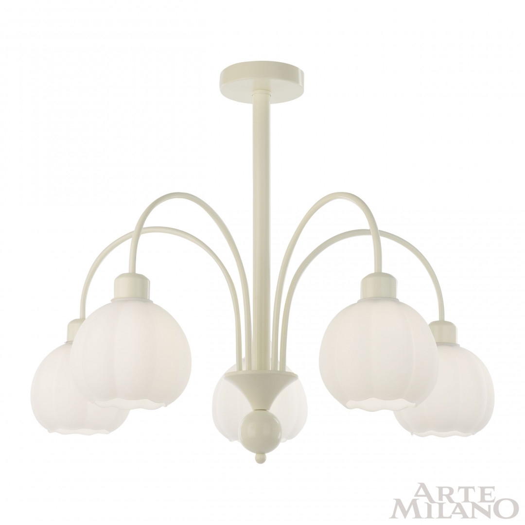 Изображение товара Потолочная люстра Arte Milano Napoli 315066/D680/5 IV с цветами