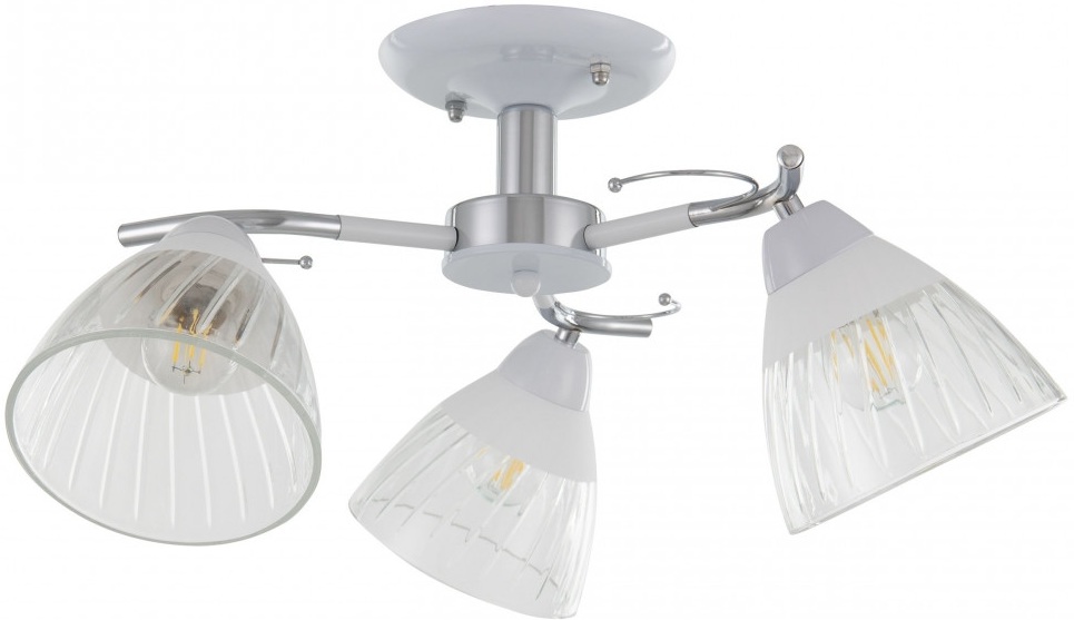 Изображение товара Потолочная люстра на штанге Arte Milano Napoli 320306/3 WT+CR