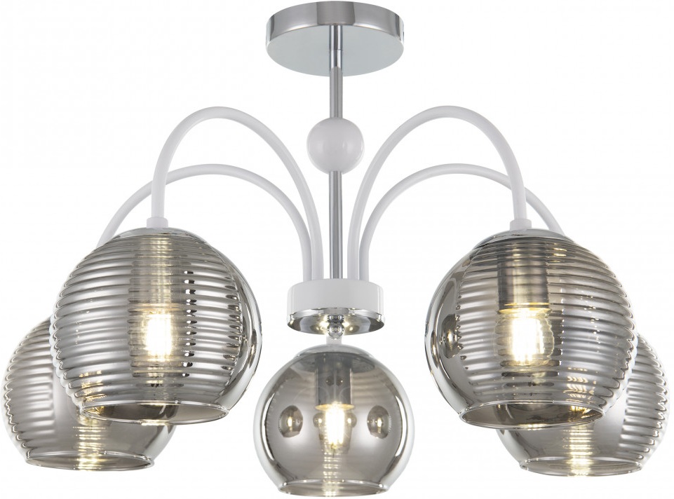 Изображение товара Потолочная люстра на штанге Arte Milano Napoli 320719/5 CR+WH