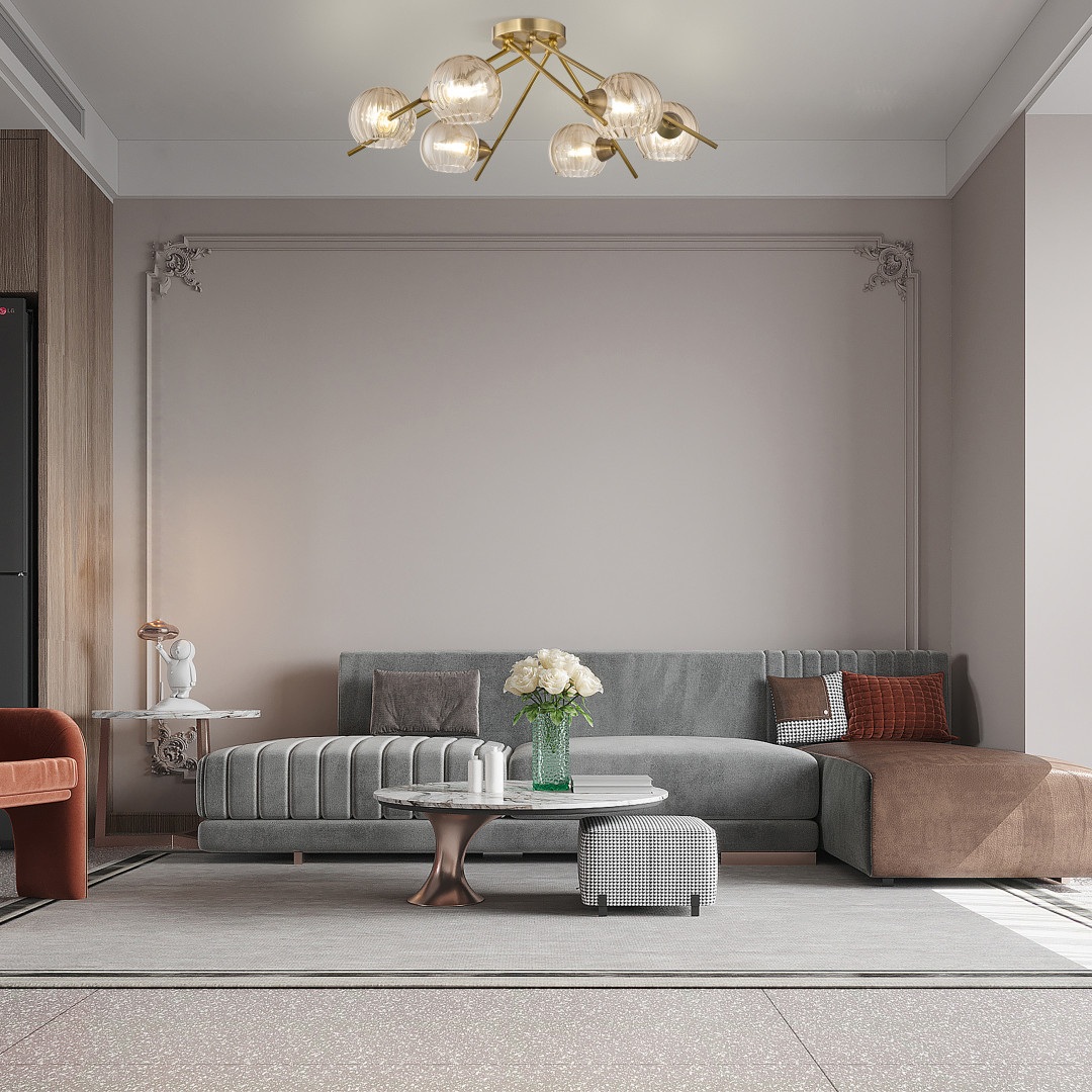 Изображение товара Потолочная люстра Arte Milano AMALFI 322307 6AB современный дизайн бронза стекло