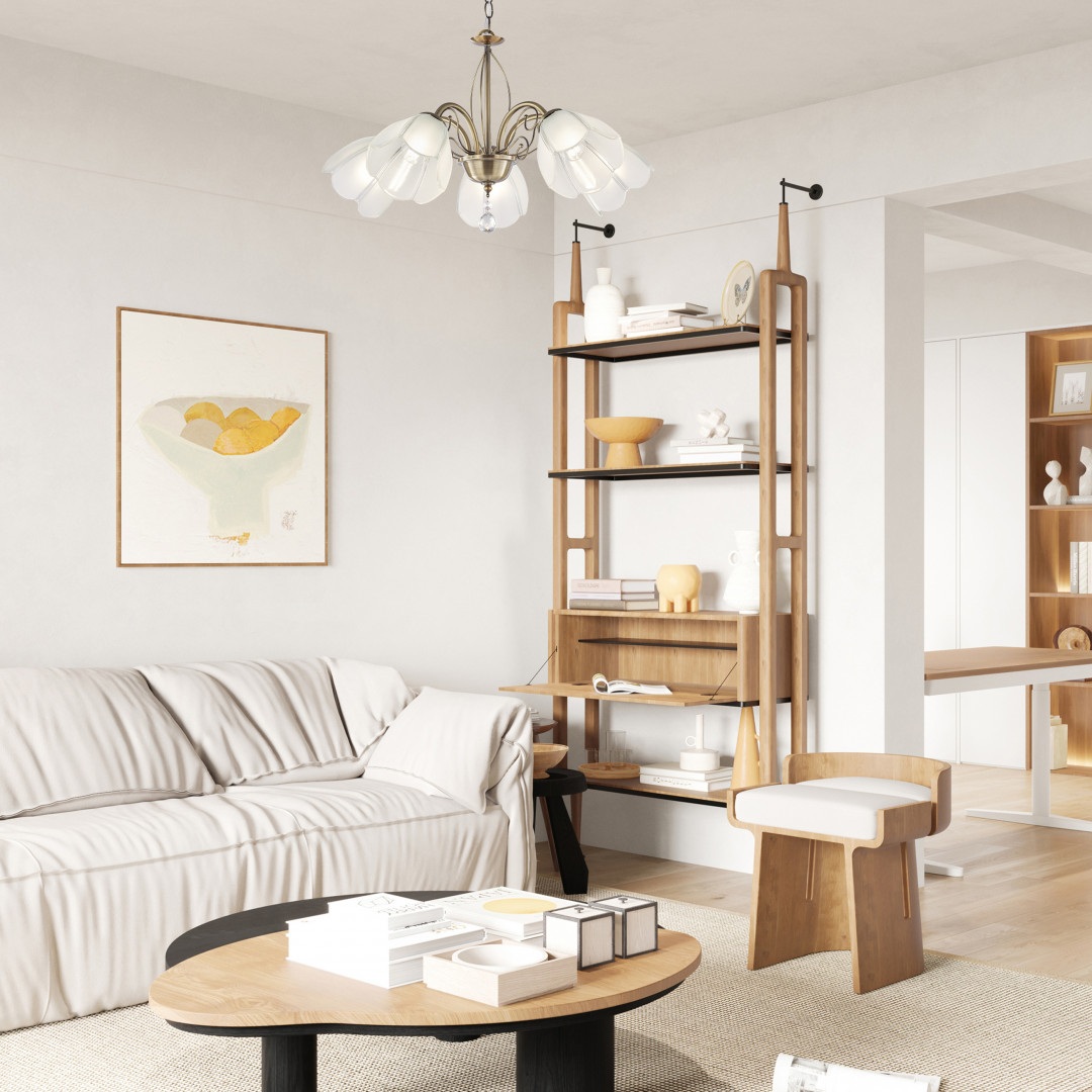 Изображение товара Подвесная люстра Arte Milano Amalfi-2656 332656/5 AB с декоративными подвесками