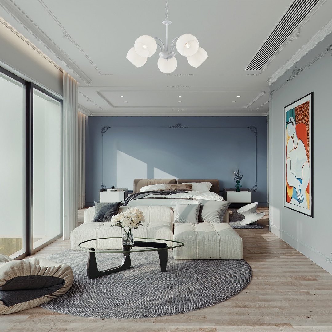 Изображение товара Подвесная люстра Arte Milano Amalfi-5010 335010/5 WT+SL для модерна