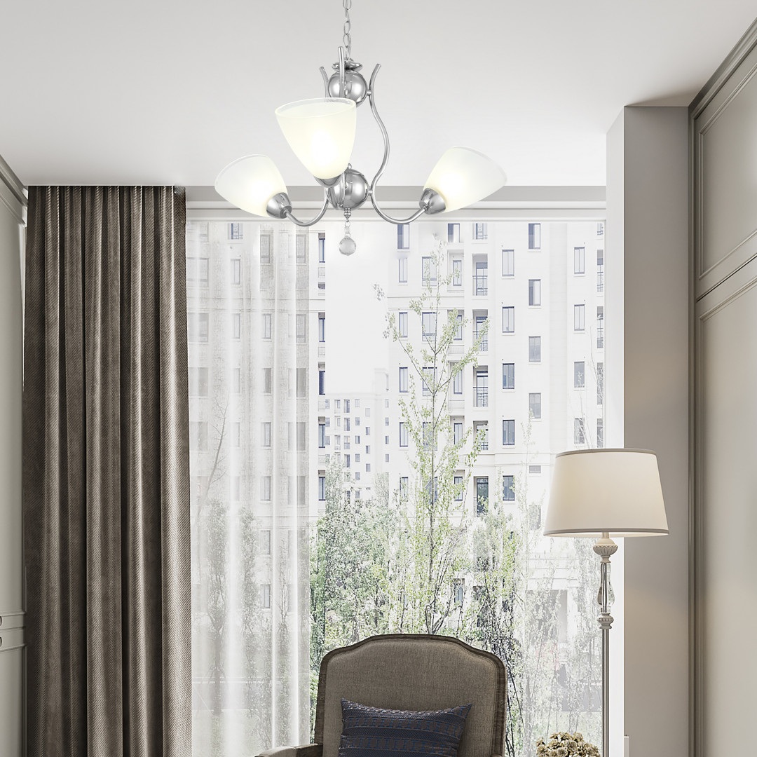 Изображение товара Подвесная люстра Arte Milano Amalfi-5816 335816/3 CR с подвесками