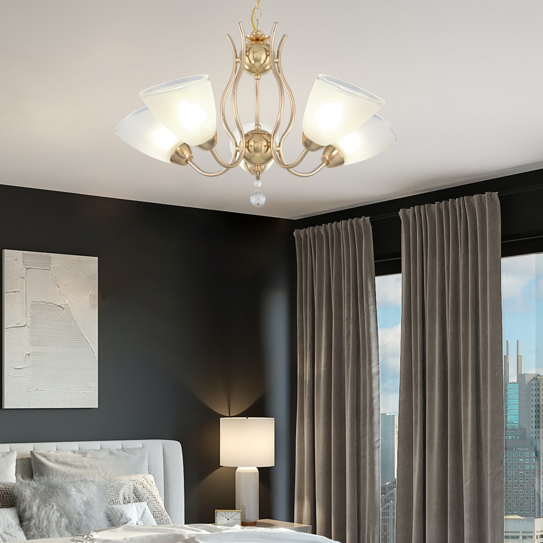 Изображение товара Подвесная люстра Arte Milano Amalfi-5816 335816/5 FGD с подвесками