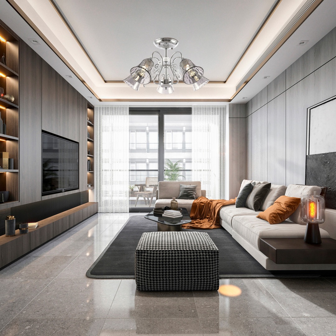 Изображение товара Потолочная люстра Arte Milano AM340800 340800/5 CR на штанге