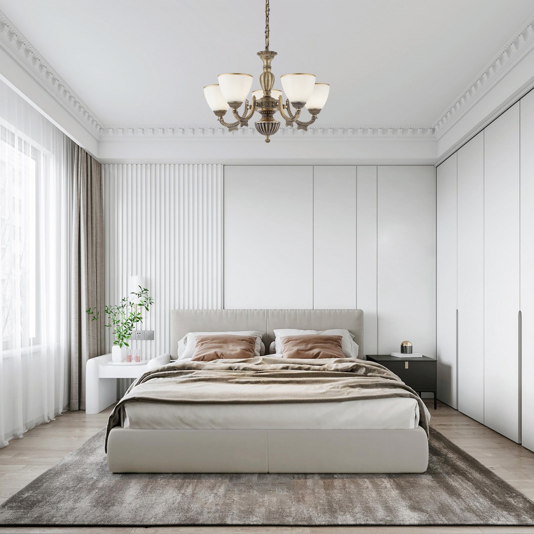 Изображение товара Подвесная люстра Arte Milano AM342837 342837/5 AB в классическом стиле