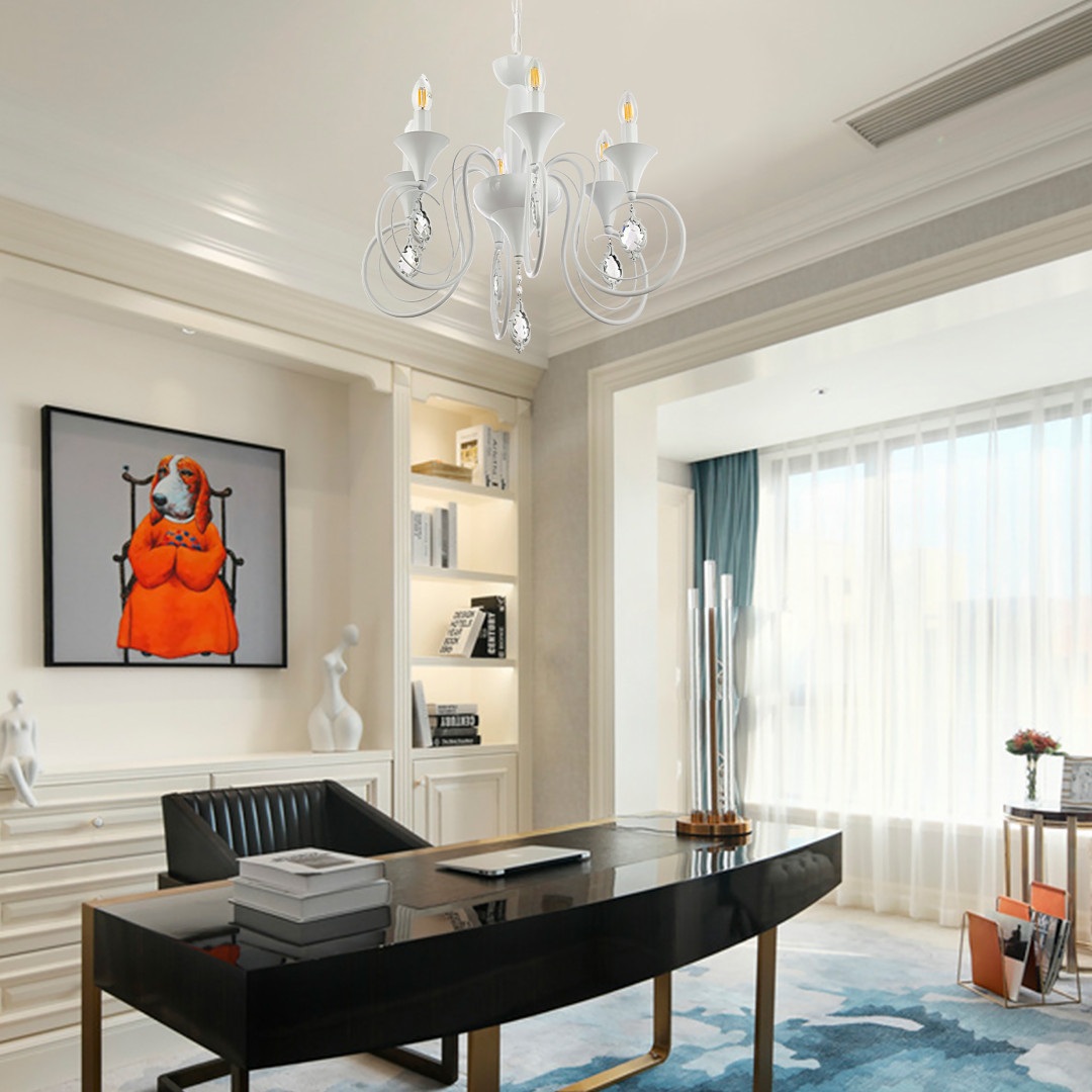 Изображение товара Подвесная люстра Arte Milano AM349920 349920/6 WT с подвесками