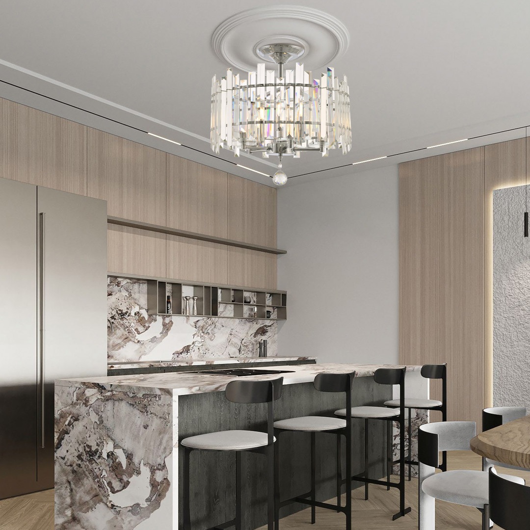 Изображение товара Подвесная люстра хрустальная Arte Milano Sorrento-2409