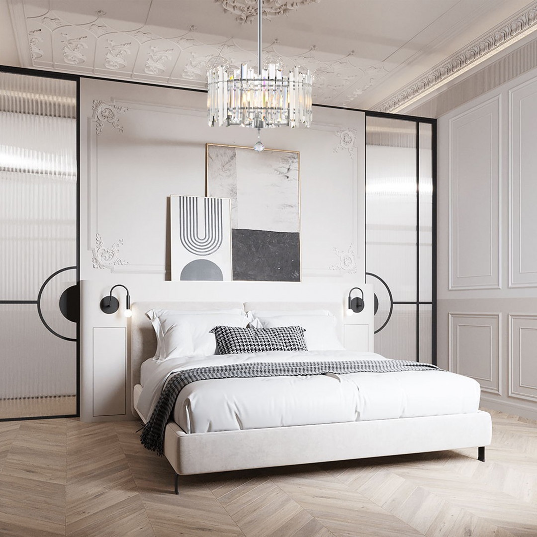 Изображение товара Подвесная хрустальная люстра на штанге Arte Milano Sorrento-2409