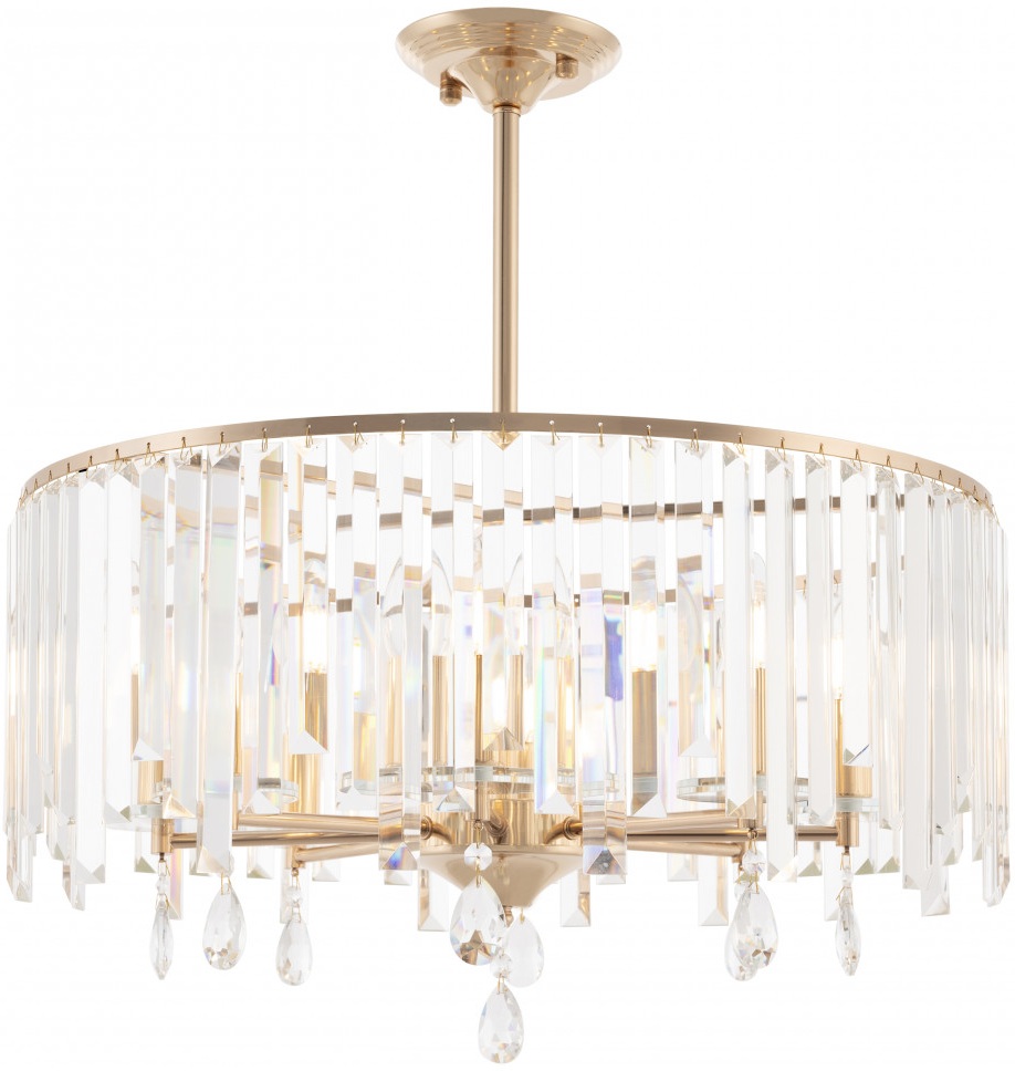 Изображение товара Подвесная хрустальная люстра Arte Milano Sorrento-2509 8 ламп золото
