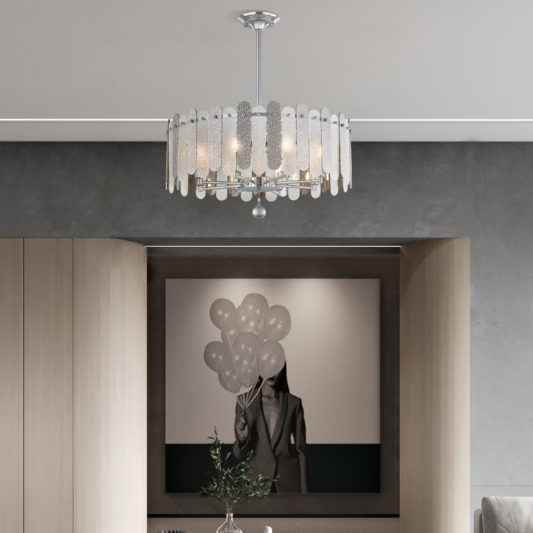 Изображение товара Подвесная люстра хрустальная на штанге Arte Milano Sorrento-3109 373109/8/350/580 CR