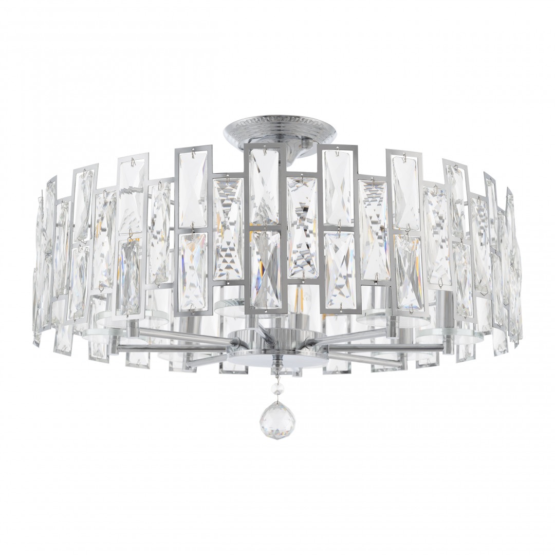 Изображение товара Потолочная люстра на штанге Arte Milano Sorrento 4209 с хрусталем и 8 цоколями E14