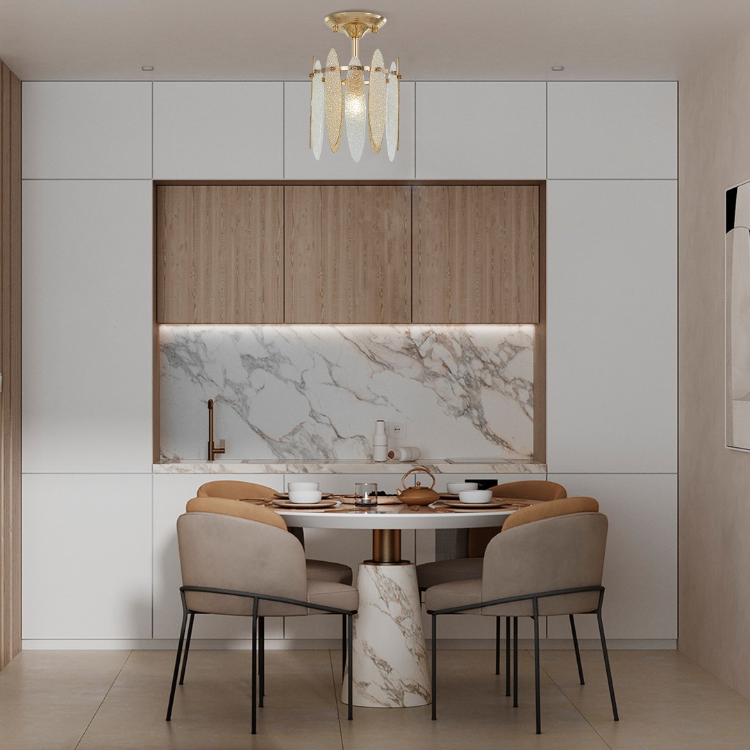 Изображение товара Потолочная люстра хрустальная на штанге Arte Milano Sorrento-4309 374309/1/80/190 GD