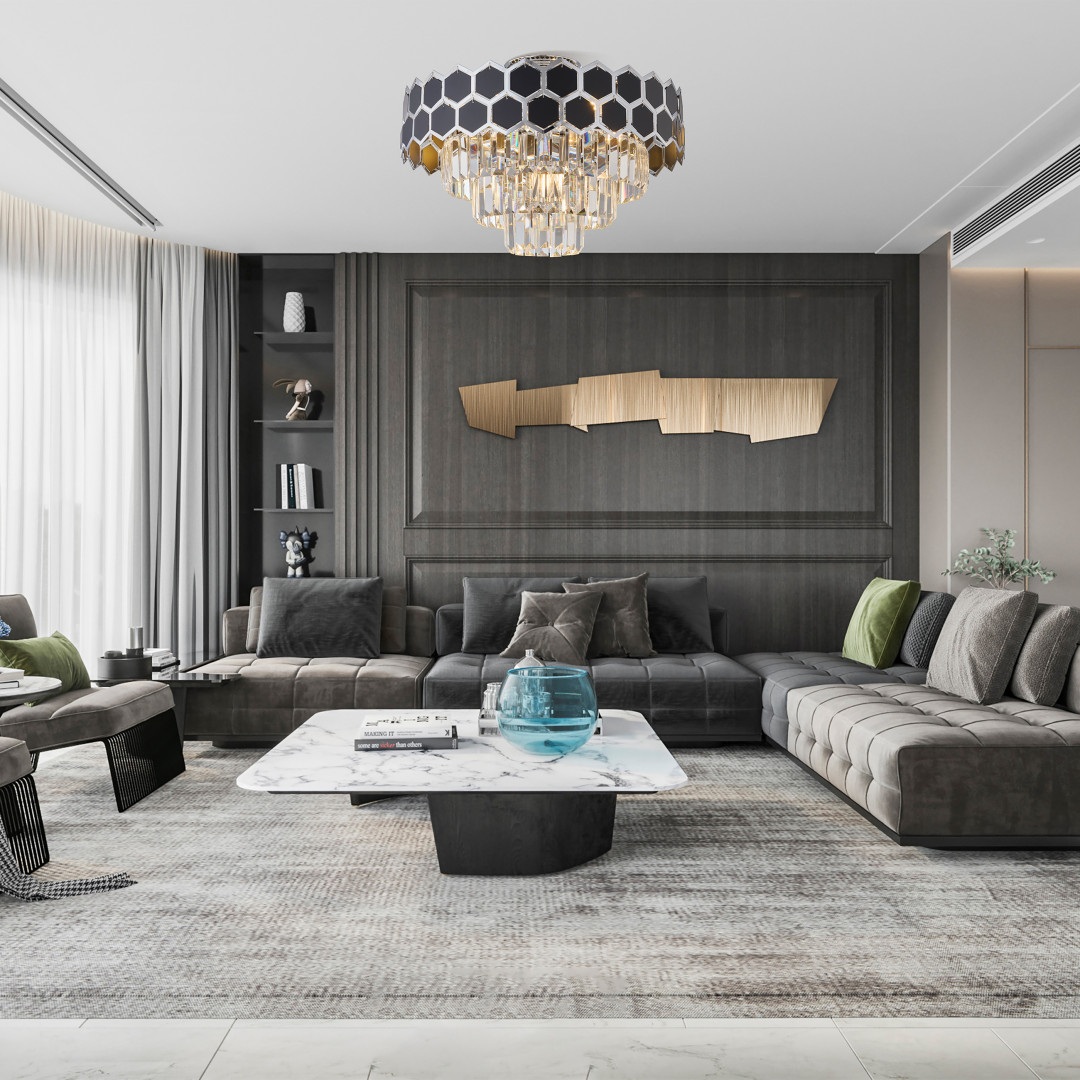 Изображение товара Потолочная люстра хрустальная Arte Milano Sorrento-5009 375009/4+2/20/480 CR