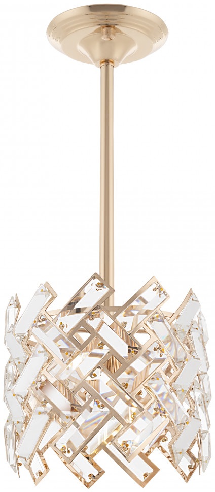Изображение товара Потолочная люстра хрустальная на штанге Arte Milano Sorrento-7019 377019/1/300/200 GD