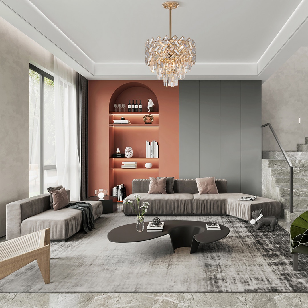 Изображение товара Потолочная люстра хрустальная Arte Milano Sorrento-8019 378019/6/300/390 GD