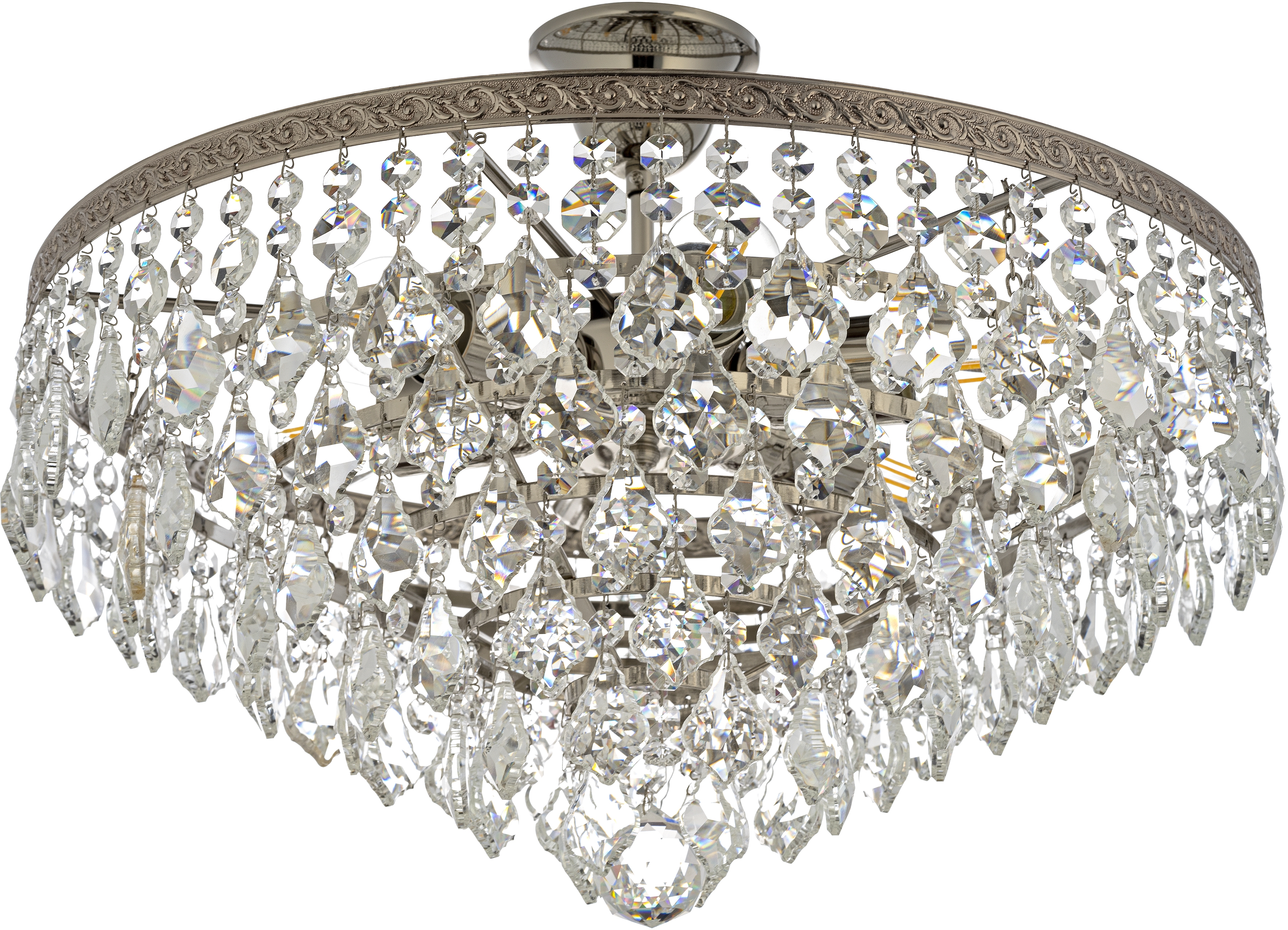 Изображение товара Потолочная люстра Castellana E 1.3.46.602 N с хрусталем и классическим дизайном