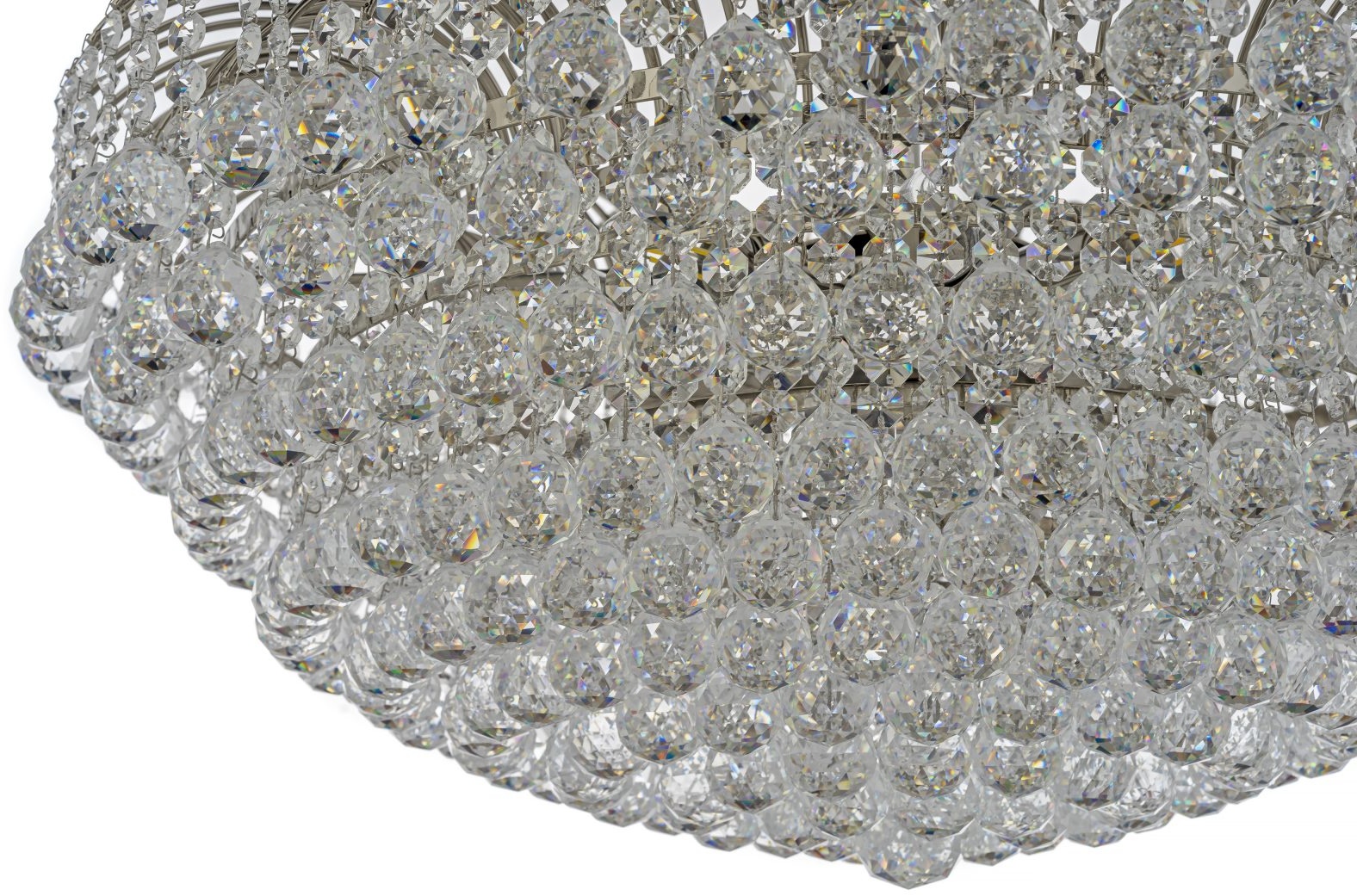 Изображение товара Потолочная люстра хрустальная Arti Lampadari Empoli E 1.2.60.100 N классика Италия 60 см