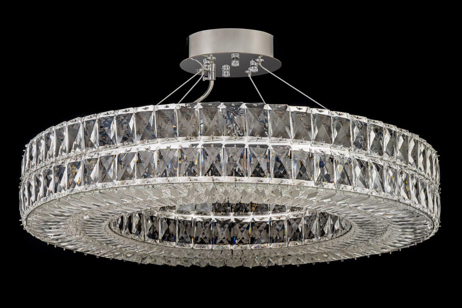 Изображение товара Подвесная хрустальная люстра Arti Lampadari Sora E 1.5.60.100 N, стиль модерн арт-деко