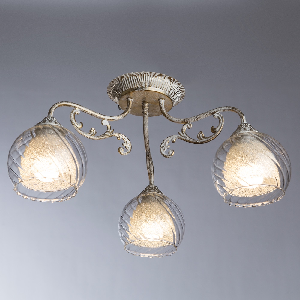 Потолочная люстра Arte Lamp CHARLOTTE A7062PL-3WG купить выгодно в  интернет-магазине Лю.ру - Доставка в Москве, по России