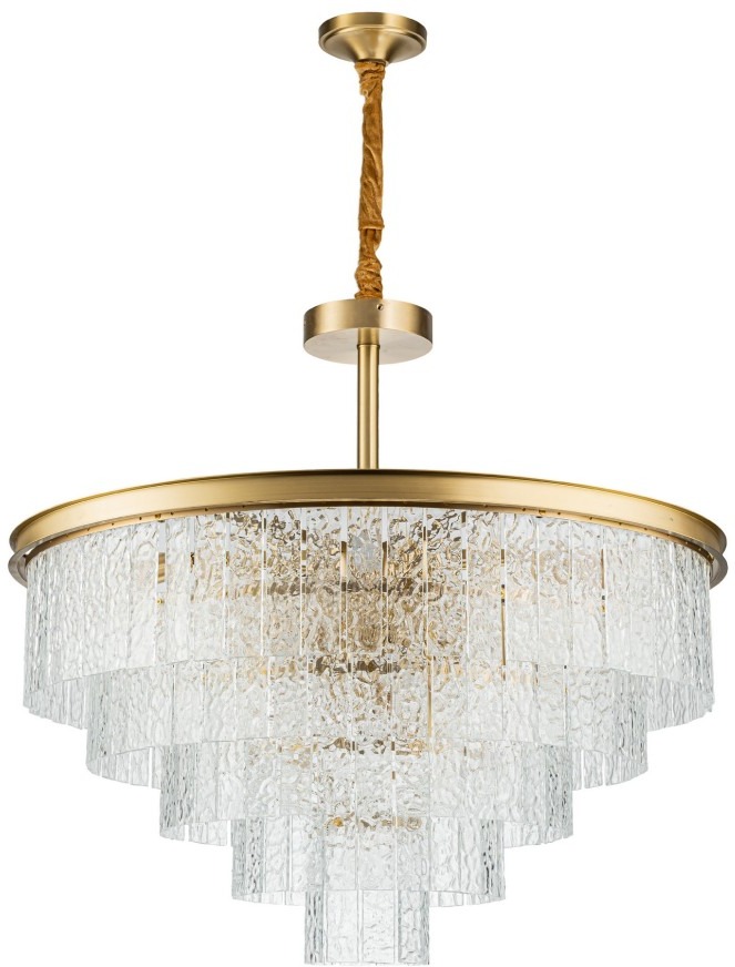 Изображение товара Потолочная люстра каскадная на штанге Belfast Harland 6308-8 BR CL