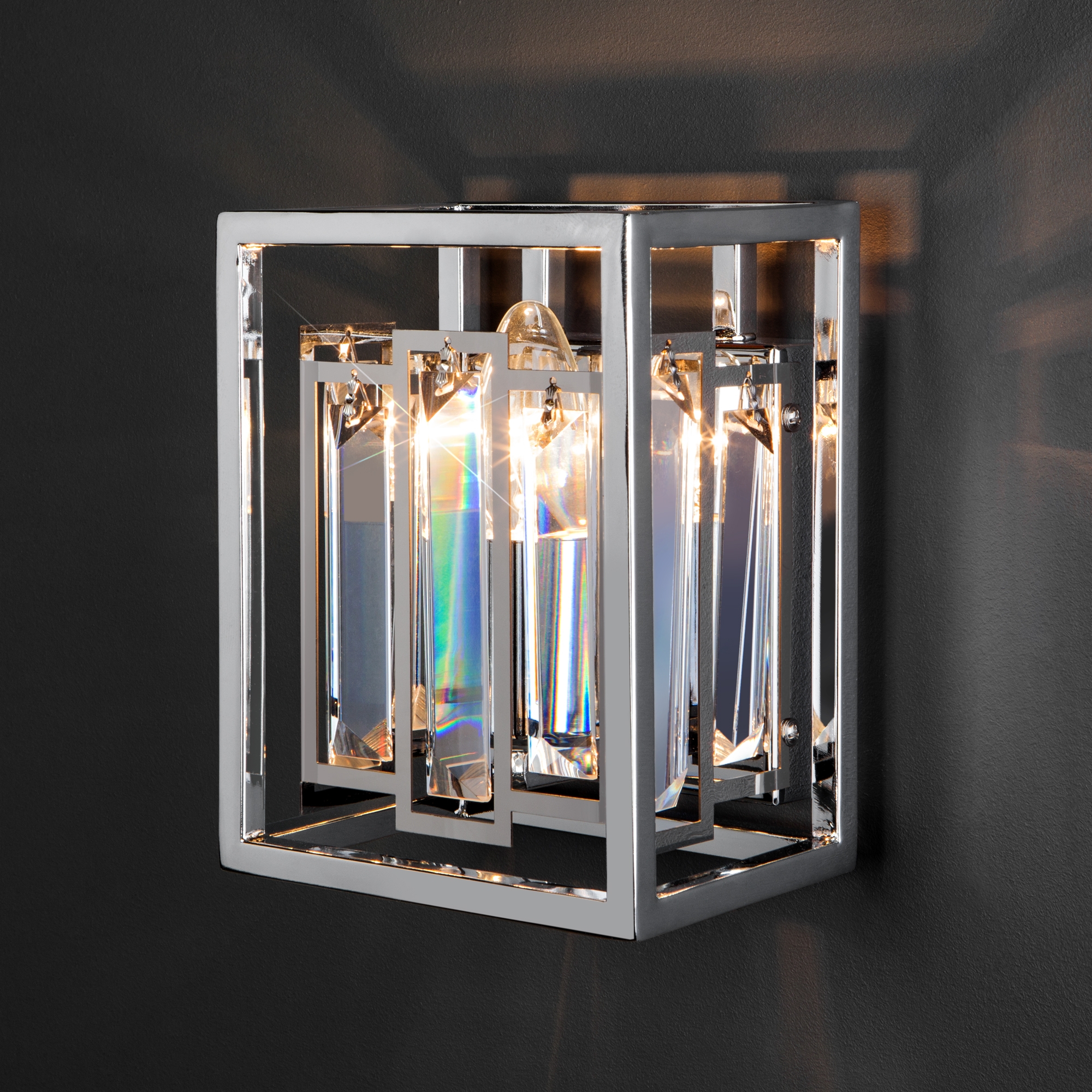 Изображение товара Настенный светильник хрустальный 312/1 Bogate's Cella хром