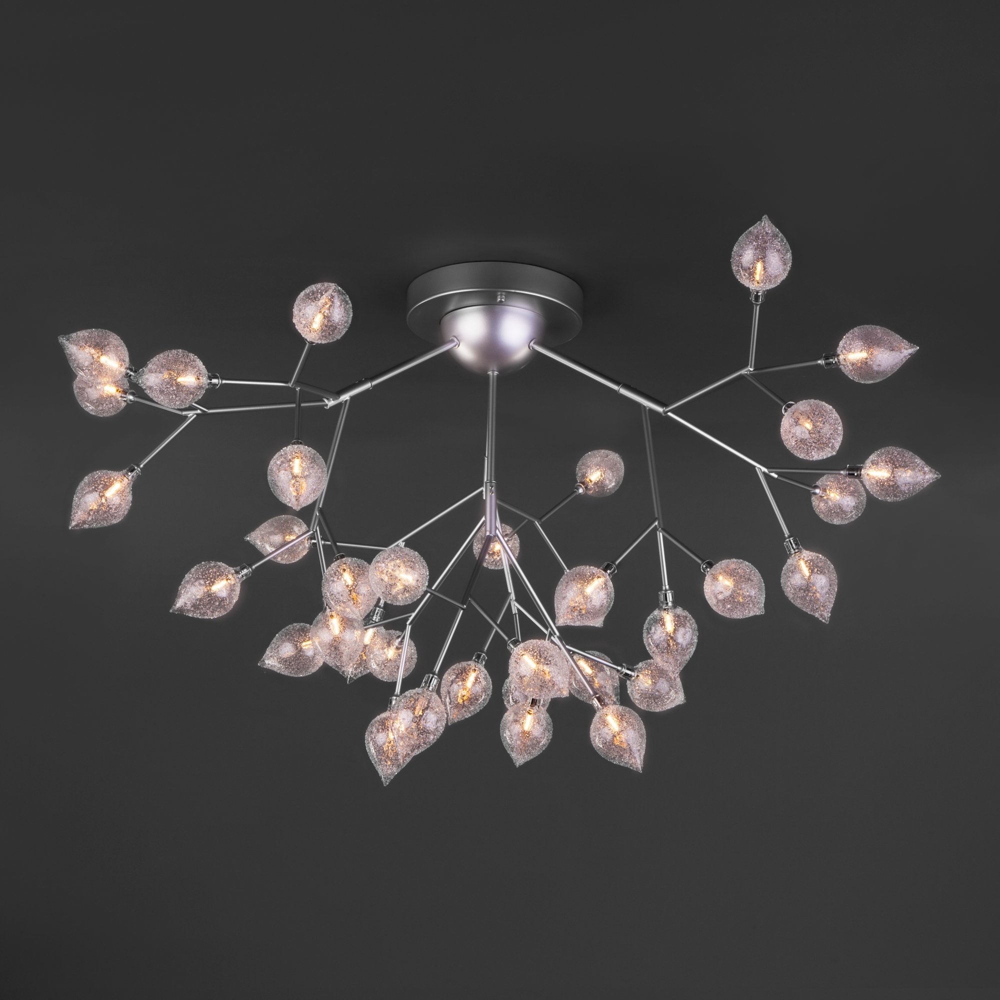 Изображение товара Потолочная люстра Bogate's Boccio 548 серебро лепестки 36LED IP20