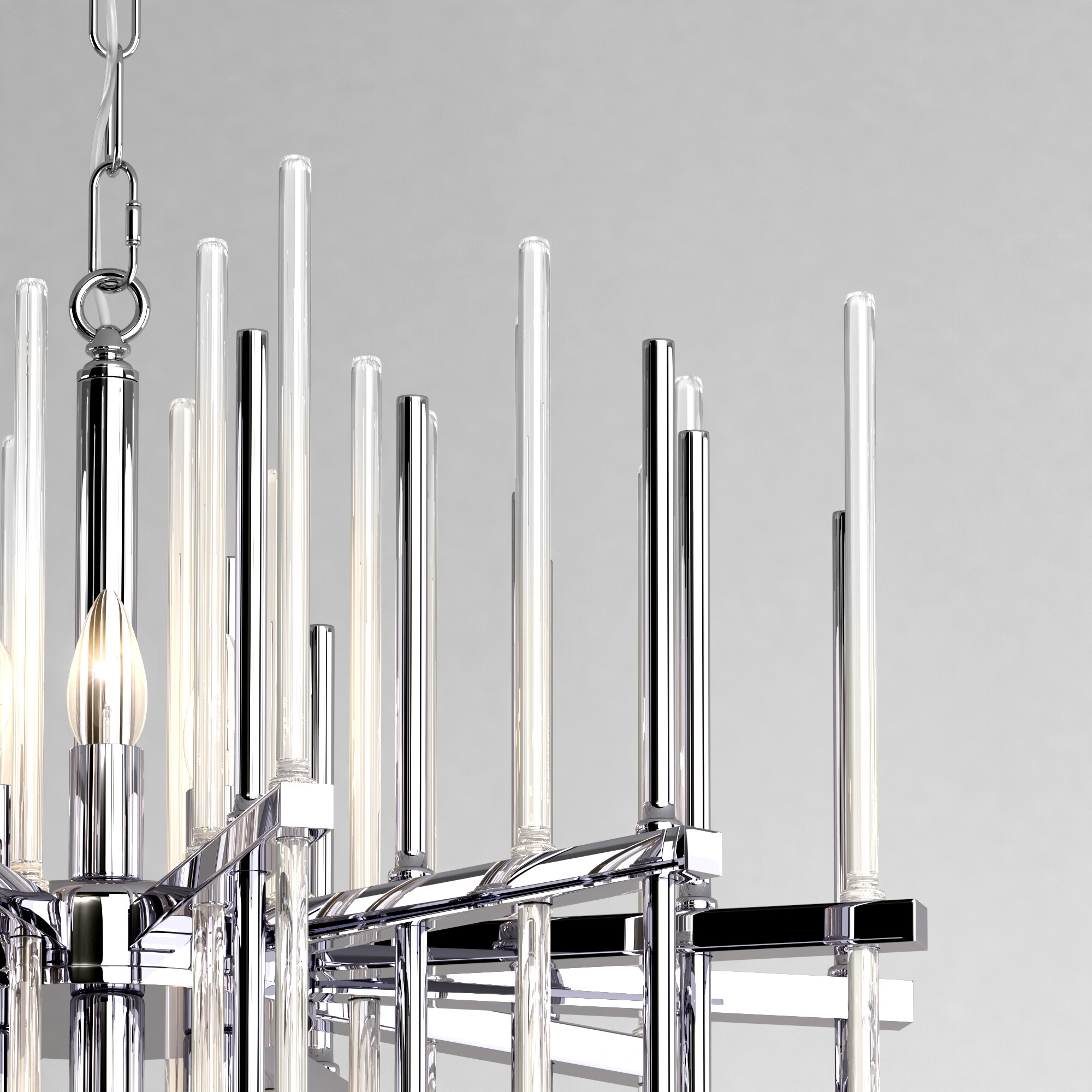 Изображение товара Подвесная люстра WiFi 355/6 Bogate's Allure Smart хром (Умный дом, Алиса, WiFi, голосовое управление)