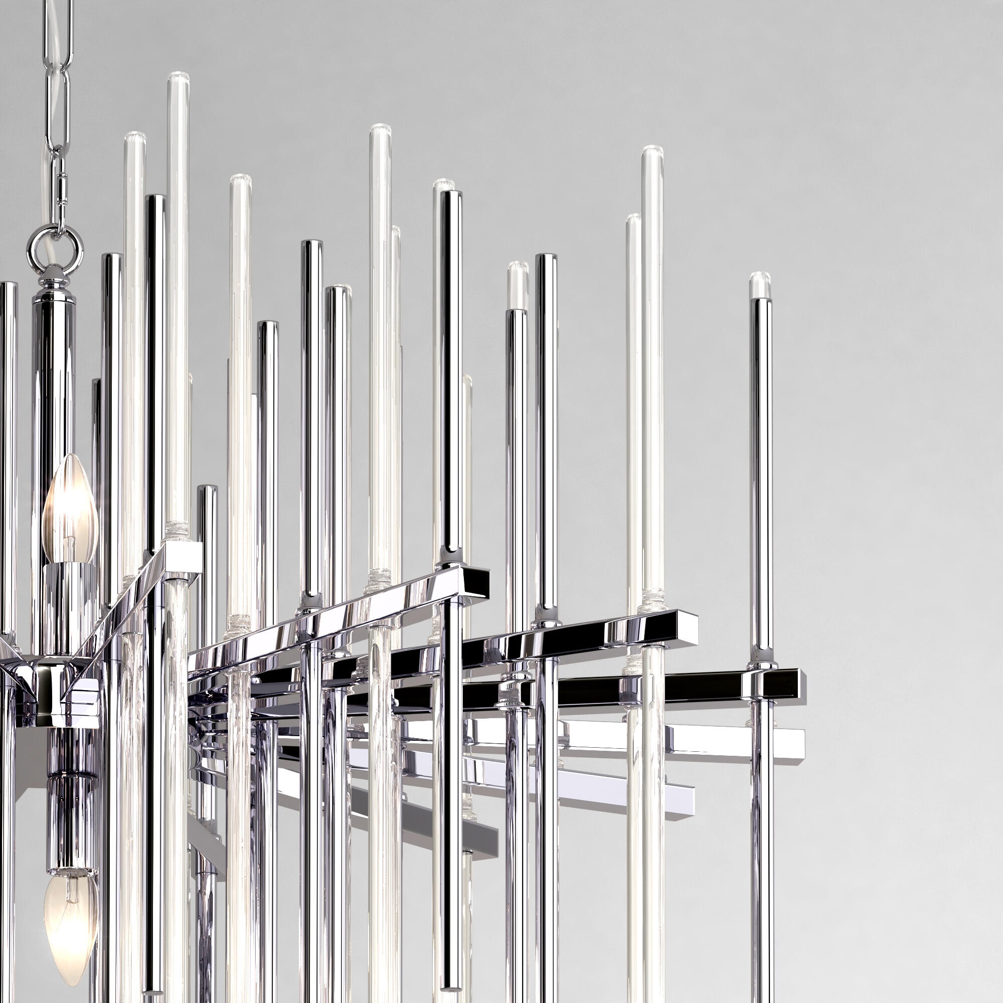 Изображение товара Подвесная люстра WiFi 355/8 Bogate's Allure Smart хром (Умный дом, Алиса, WiFi, голосовое управление)