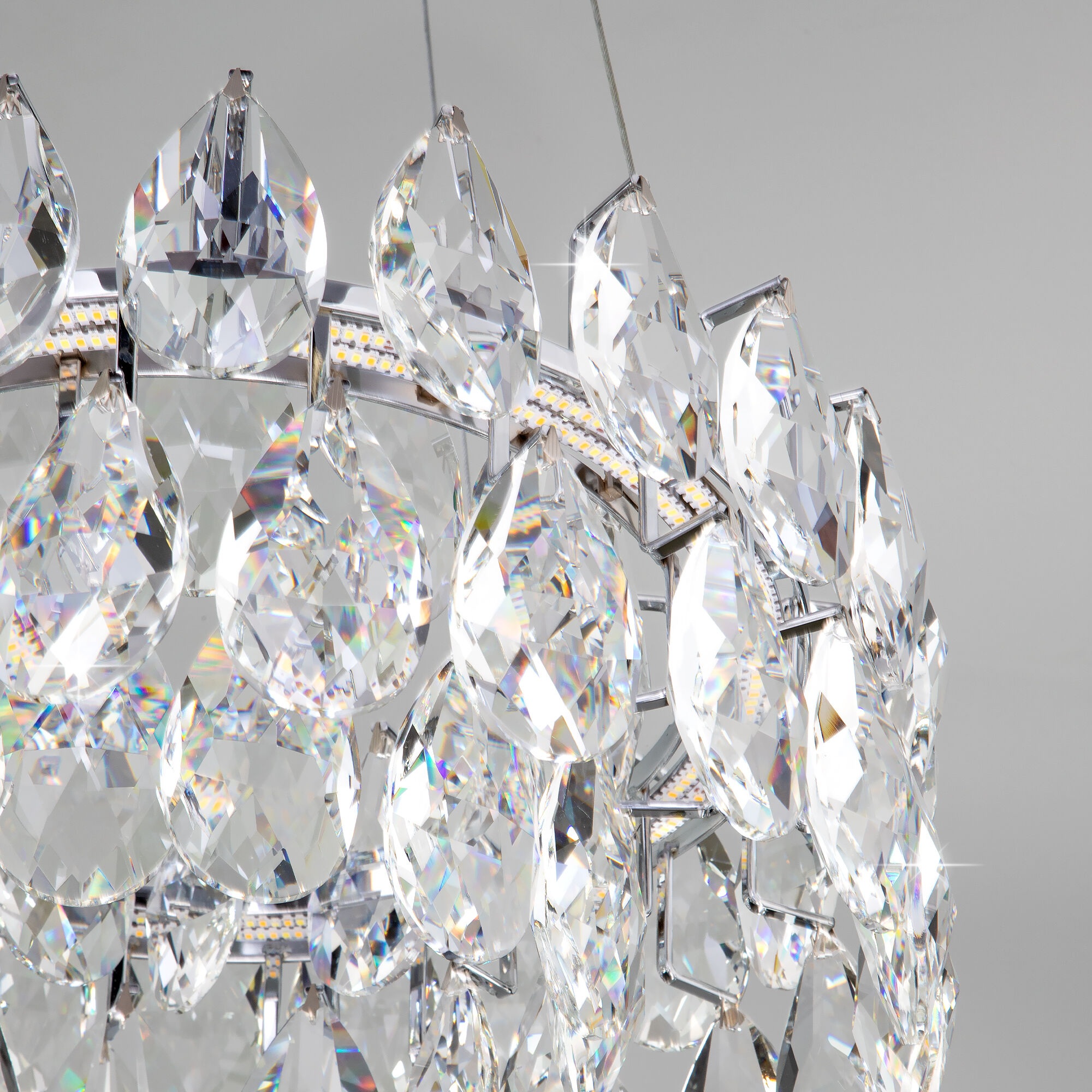 Изображение товара Подвесная люстра хрустальная светодиодная Bogate's Marvel 90370/1 Strotskis