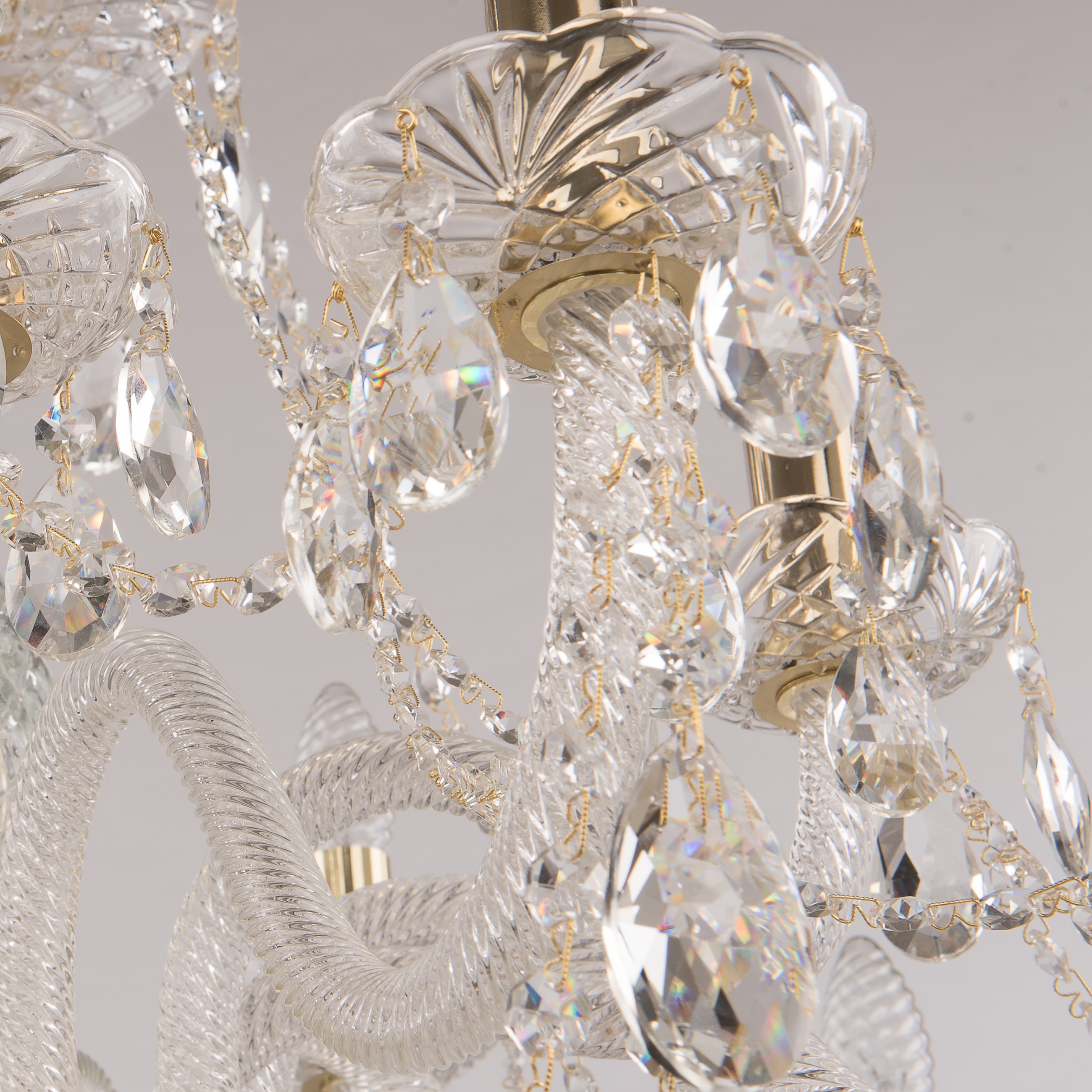 Изображение товара Подвесная люстра Bohemia 101 101/10+5/300 G подсвечник с подвесками