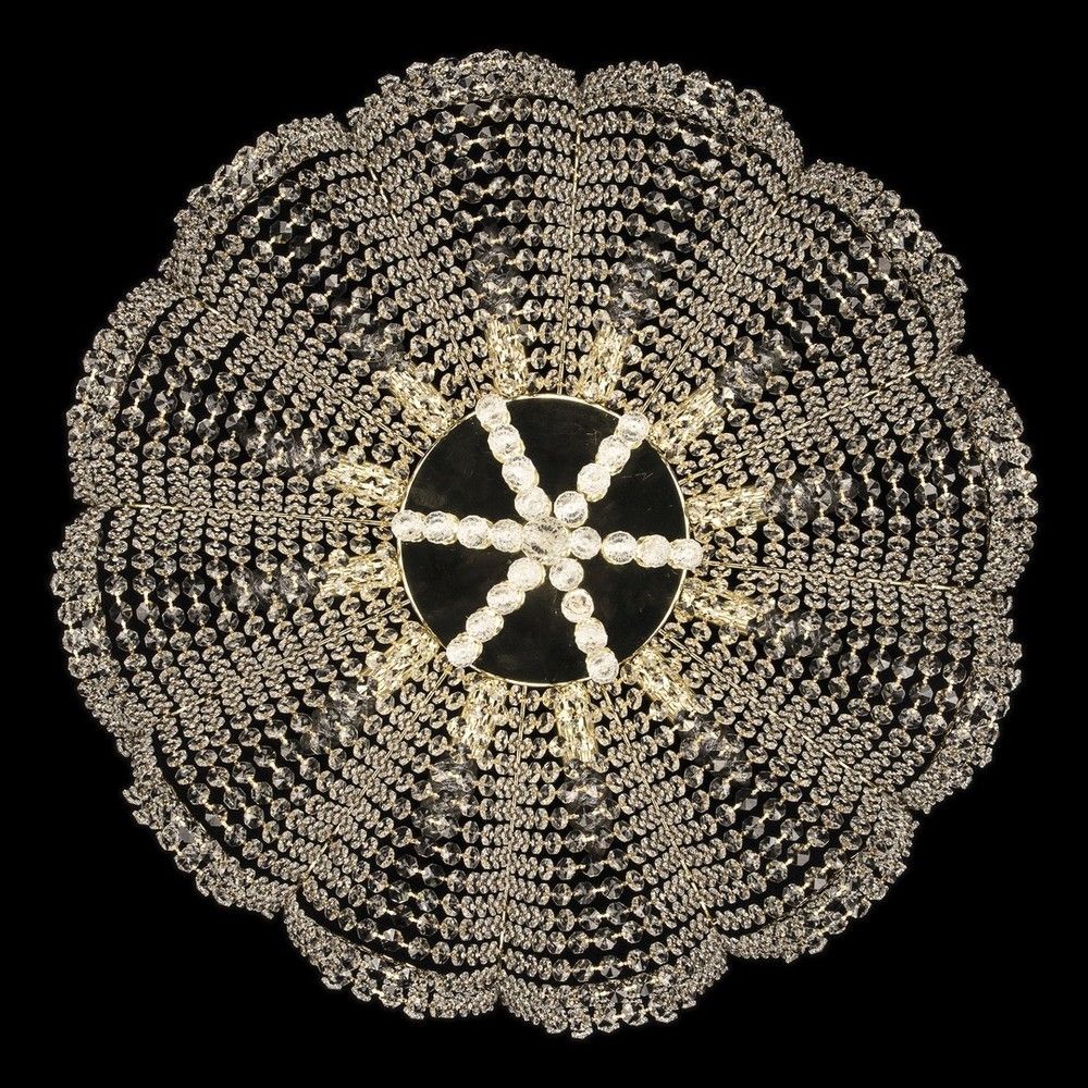 Изображение товара Потолочная люстра хрустальная 77081/95 Ni Bohemia 7708