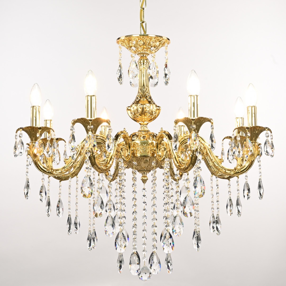 Изображение товара Подвесная люстра Bohemia AL7901 AL79101/8/250 B G подсвечник с подвесками