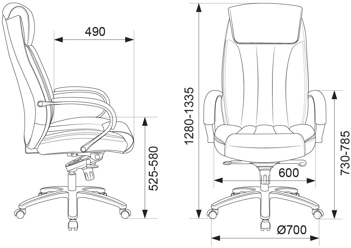 Кресло офисное t 612axsn