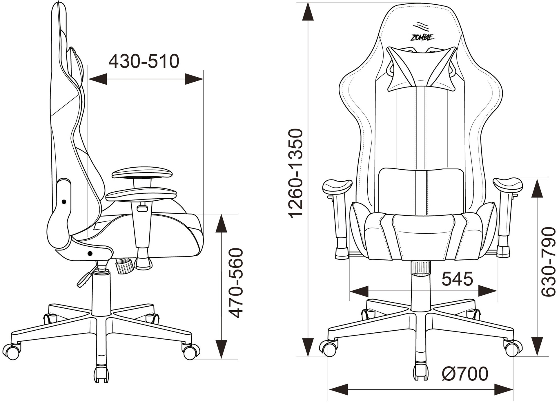 Конструкция игрового кресла