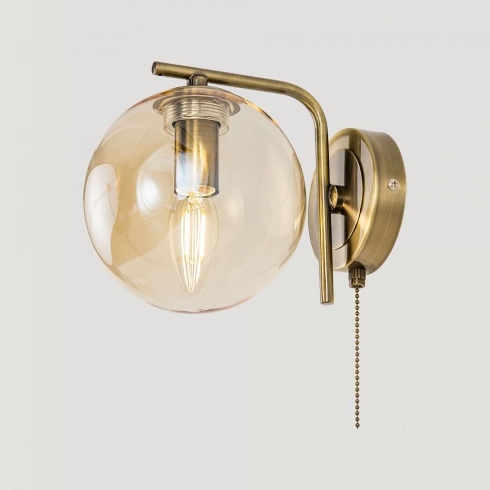 Изображение товара Бра подвесные диаметром 15 см с выключателем Citilux Томми CL102313 в форме шара