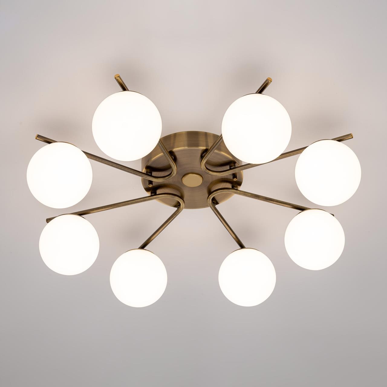 Изображение товара Потолочная RGB светодиодная люстра WiFi с пультом управления на штанге Citilux Адам Смарт CL228A183 (Умный дом, Алиса)