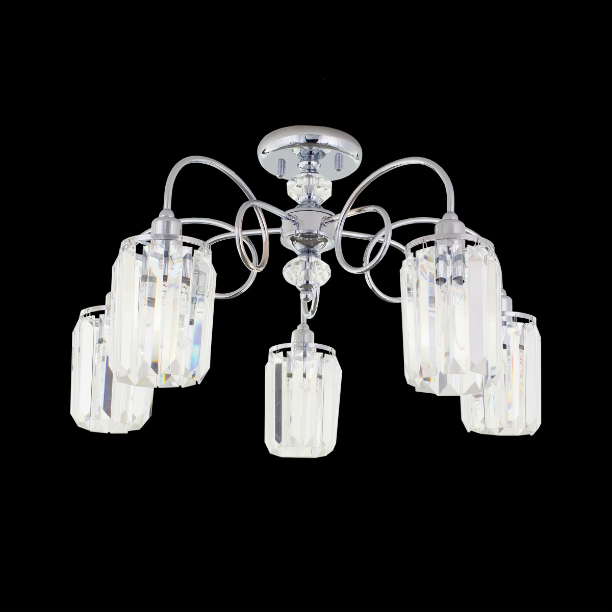 Изображение товара Потолочная хрустальная люстра Citilux Sindi CL330151 для спальни