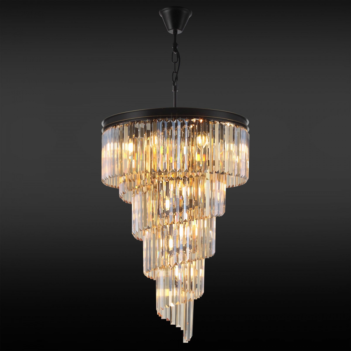 Изображение товара Подвесная каскадная люстра хрустальная Citilux Мартин CL332172 60 см