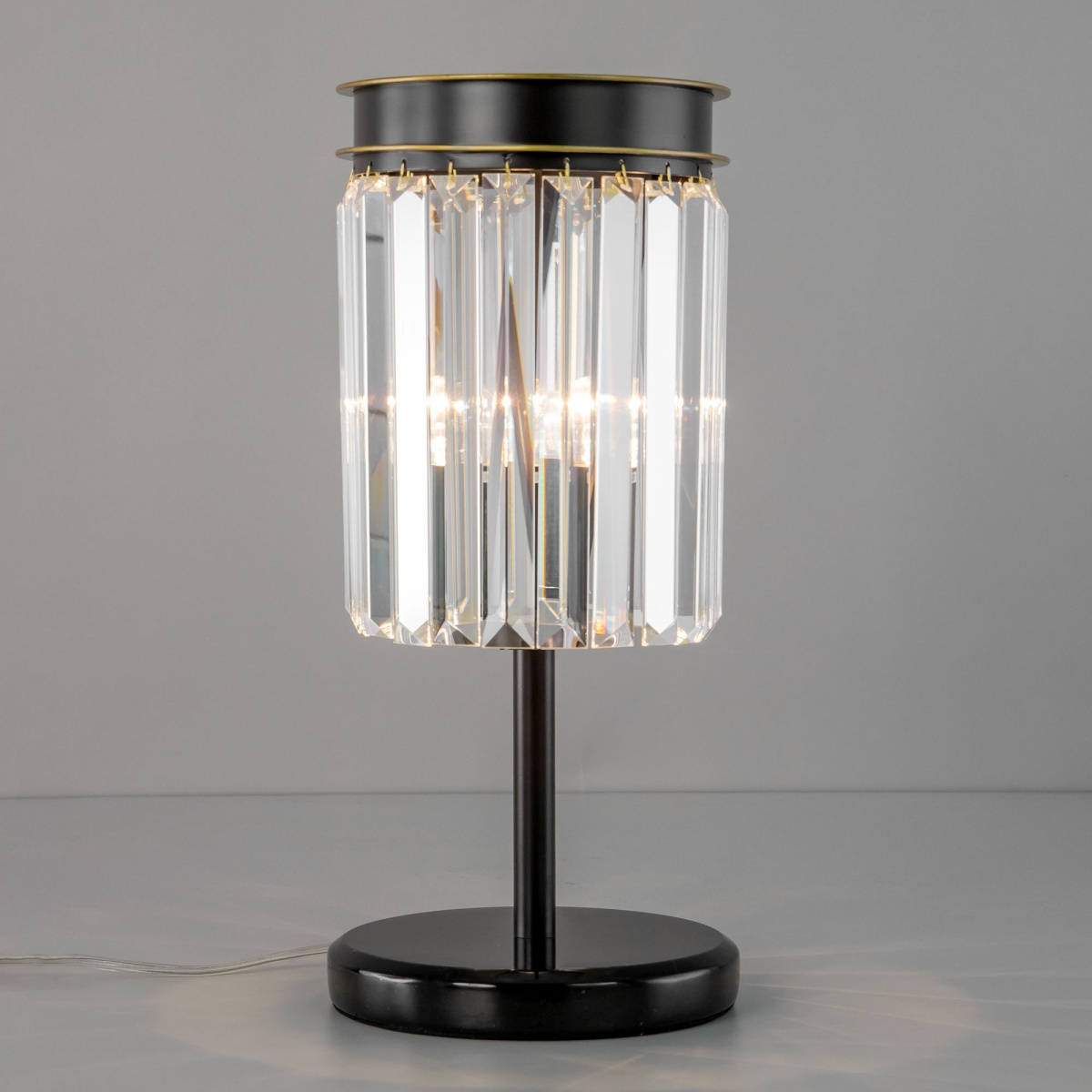 Изображение товара Настольная хрустальная лампа Citilux Мартин CL332811 с подвесками