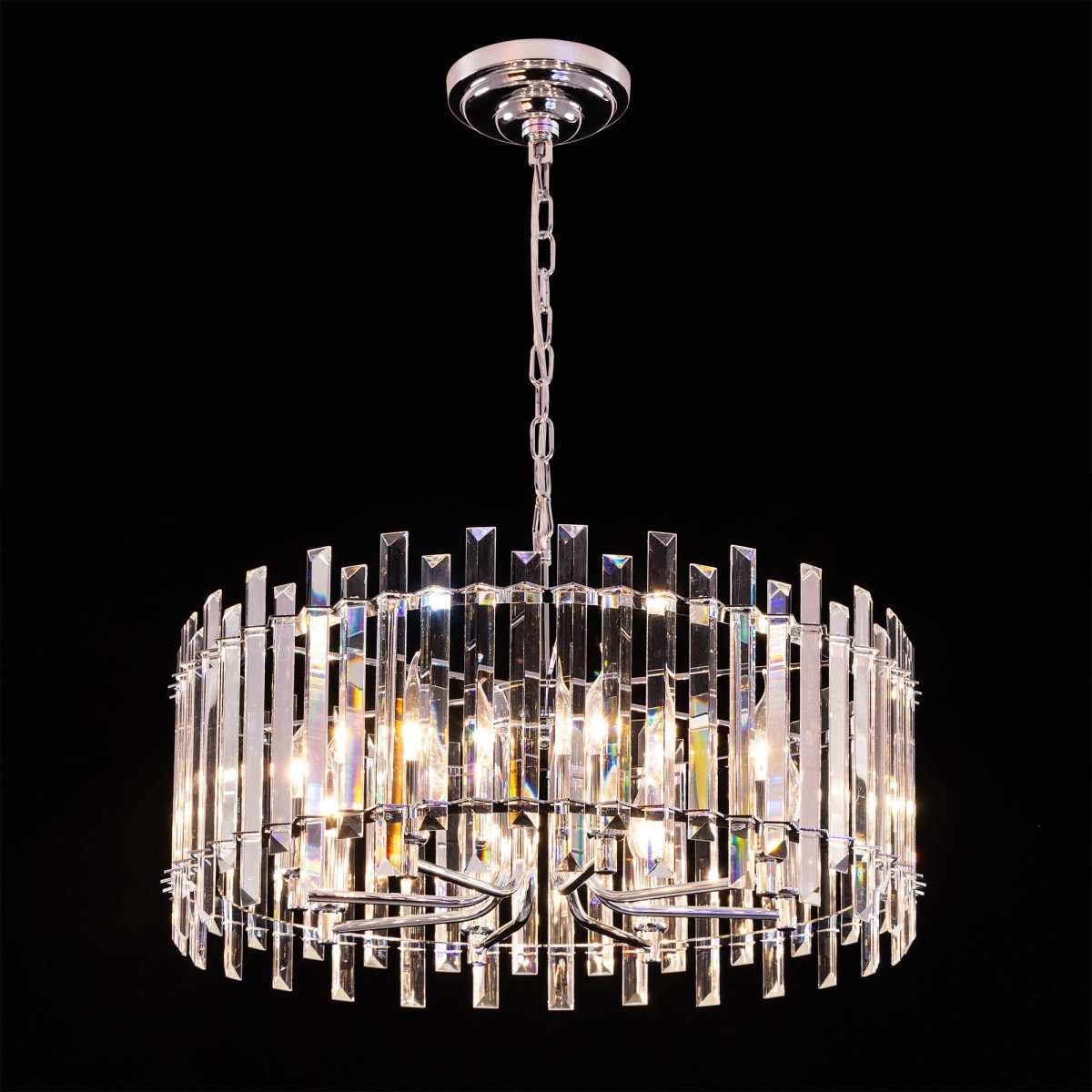 Изображение товара Люстра подвесная хрустальная Хром Citilux Ингвар CL334181