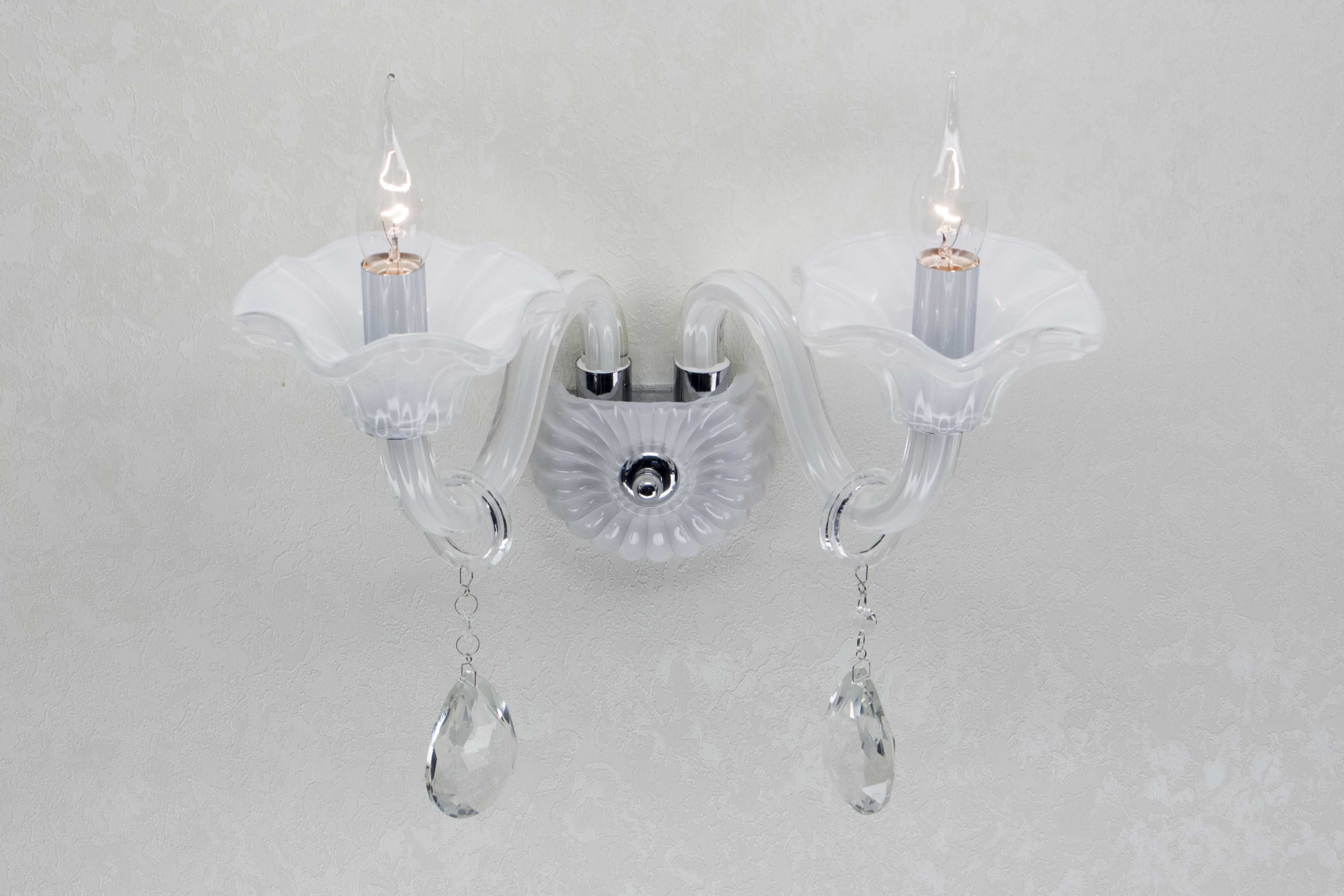 Изображение товара Хрустальное бра Citilux Irida CL351320 с подвесками классика арт-деко