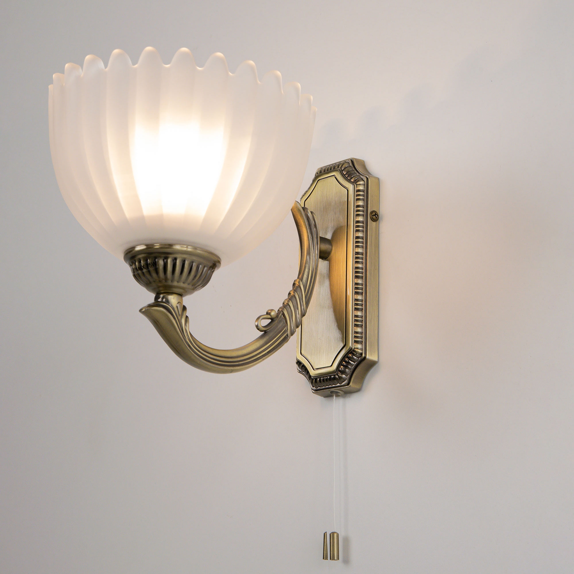 Изображение товара Бра с выключателем Citilux Севилья CL414313 классика бронза стекло