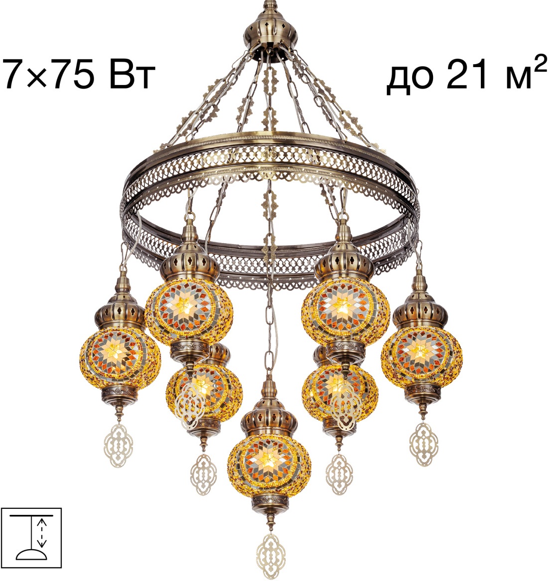 Изображение товара Подвесная люстра Citilux Каир CL419165