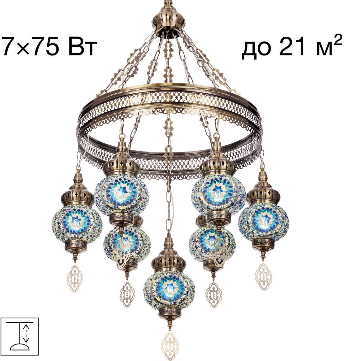 Изображение товара Подвесная люстра Citilux Каир CL419166